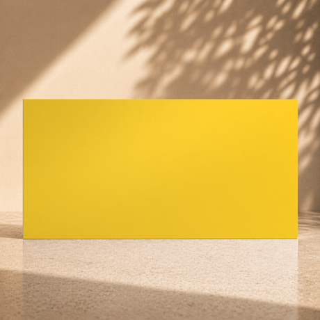 Omnitub Deep Bath Panel — Canary Yellow (Front)