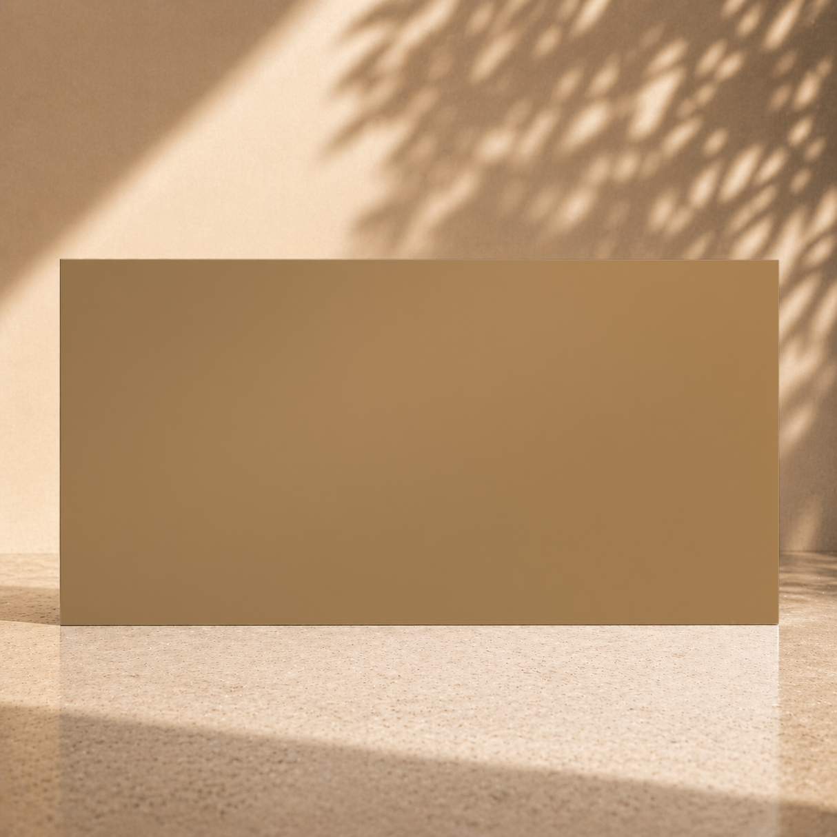 Omnitub Deep Bath Panel — Caramel (Front)