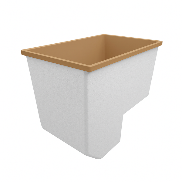Omnitub 1100 x 600 UK seated soaking tub 1000mm depth rectangular - product overview 6