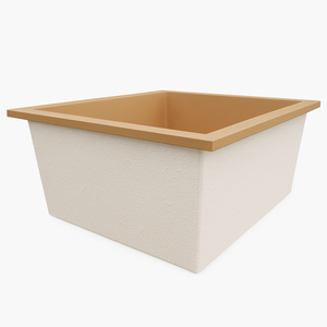 1400 L x 1200 W x 625 H. Bain profond. Omnitub Duo Flow