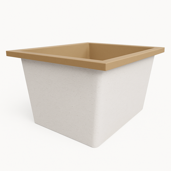 Omnitub Solo Extra 1150 x 900 handmade UK deep soaking tub 600mm depth rectangular - additional view 4
