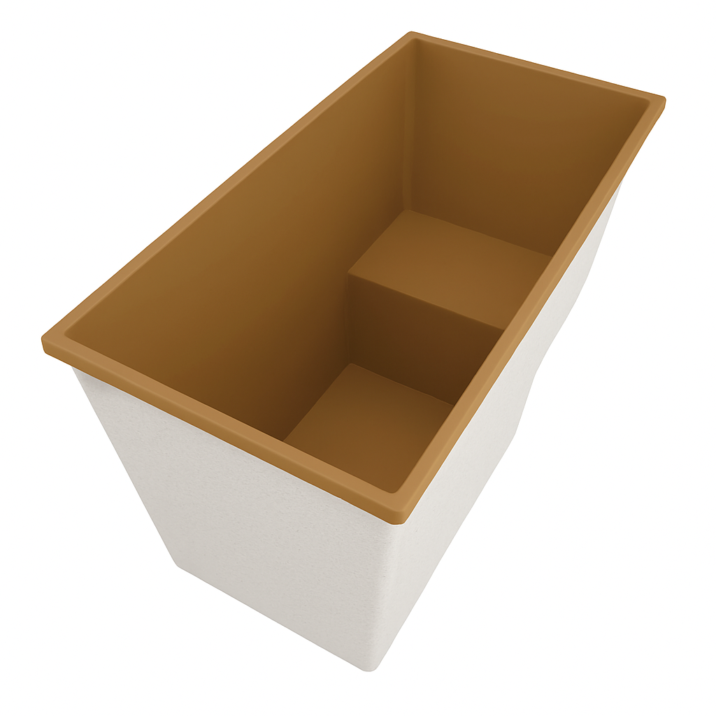 1495 x 800 Seated Soaking Tub – 1000mm Depth – Rectangular – Omnitub