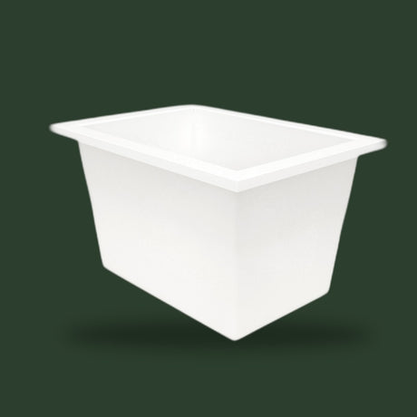 1050 x 750 Deep Whirlpool Bath by Omnitub — three-quarter