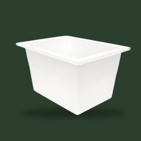 1050 x 800 Deep Whirlpool Bath by Omnitub — three-quarter