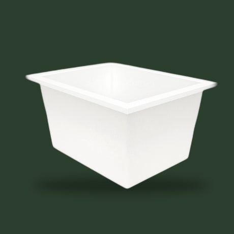1150 x 900 Deep Whirlpool Bath by Omnitub — three-quarter