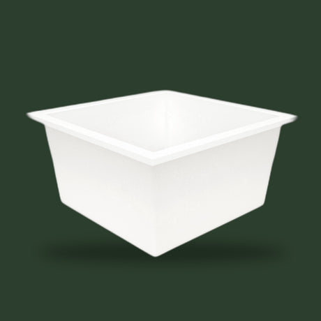 1200 x 1200 Deep Whirlpool Bath by Omnitub — three-quarter