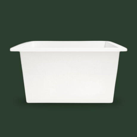 1200 x 1200 Deep Whirlpool Bath by Omnitub — side profile