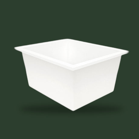 1250 x 1050 Deep Whirlpool Bath by Omnitub — three-quarter