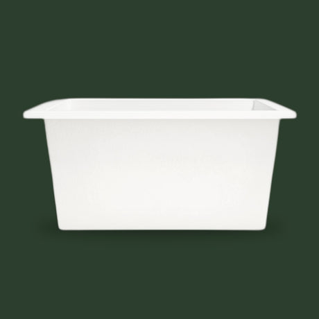 1300 x 950 Deep Whirlpool Bath by Omnitub — side profile