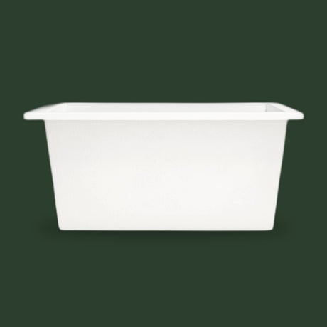 1350 x 750 Deep Whirlpool Bath by Omnitub — side profile