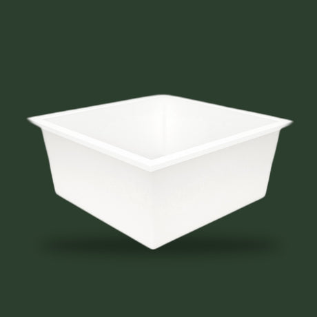 1400 x 1400 Deep Whirlpool Bath by Omnitub — three-quarter