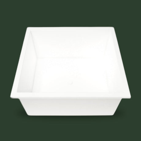 1500 x 1500 Deep Whirlpool Bath by Omnitub — end view