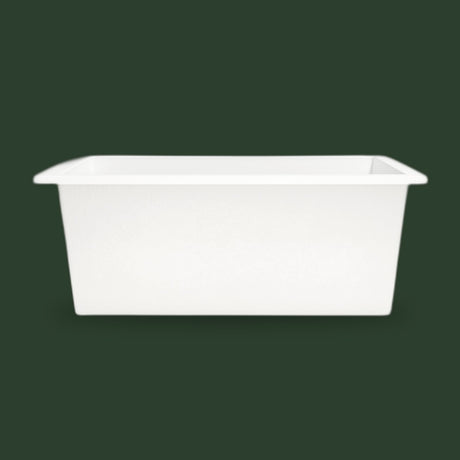 1600 x 1050 Deep Whirlpool Bath by Omnitub — side profile