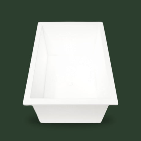 1600 x 1050 Deep Whirlpool Bath by Omnitub — end view