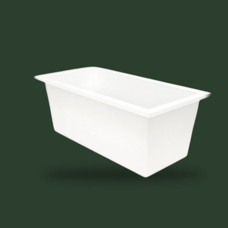 1600 x 800 Deep Whirlpool Bath by Omnitub — three-quarter