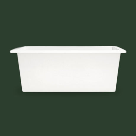 1600 x 800 Deep Whirlpool Bath by Omnitub — side profile
