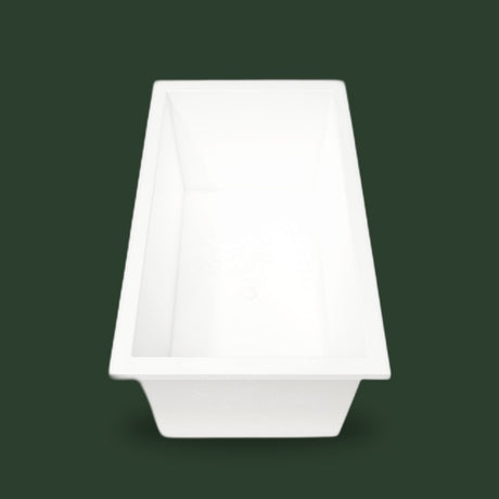 1750 x 950 Deep Whirlpool Bath by Omnitub — end view