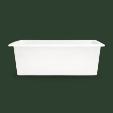 1800 x 1050 Deep Whirlpool Bath by Omnitub — side profile