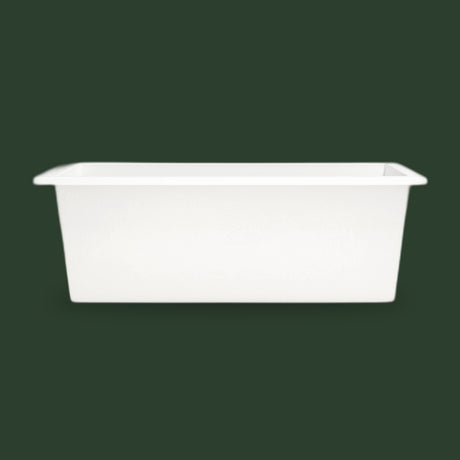 1800 x 800 Deep Whirlpool Bath by Omnitub — side profile