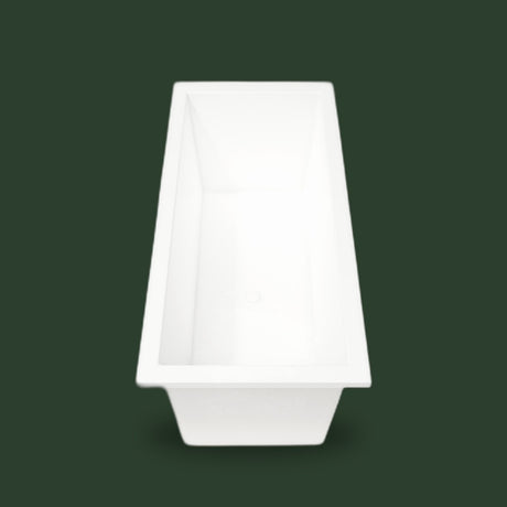 1800 x 800 Deep Whirlpool Bath by Omnitub — end view
