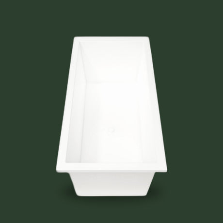 1900 x 900 Deep Whirlpool Bath by Omnitub — end view