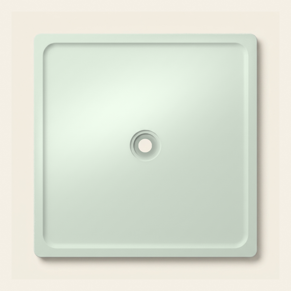 OMN-V5B Glacial Green — 1500 x 1500 shower tray
