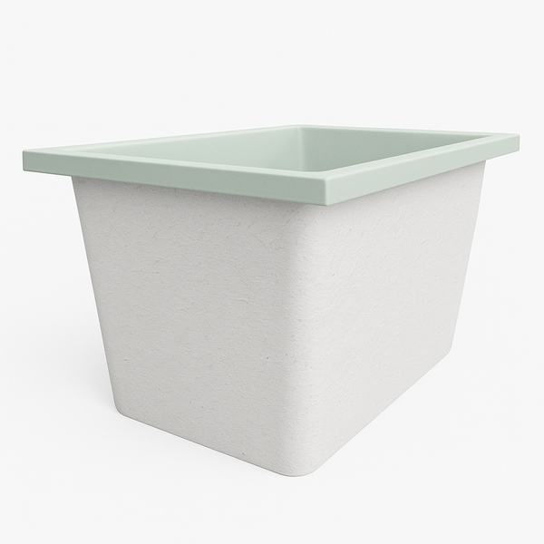 Omnitub Solo Max 1050 x 800 handmade UK deep soaking tub 600mm depth rectangular - design feature 3