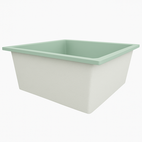 Deep Bathtub 1400 L x 1400 W x 600 Soaking Depth Handmade by Omnitub