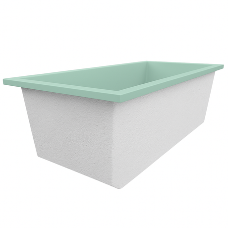 Deep Bathtub 1900 L x 900 W x 600 Soaking Depth Handmade by Omnitub