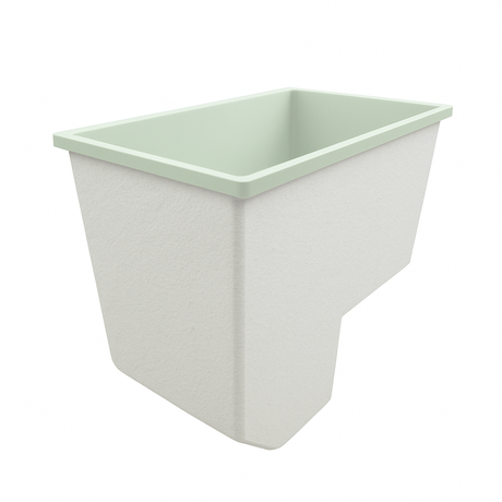 Deep Bathtub With Seat 1100 L x 1100 W x 1000 Depth Handmade by Omnitub