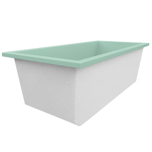 Omnitub Deluxe Plus 1800 x 800 handmade UK deep soaking tub 600mm depth rectangular - additional view 3
