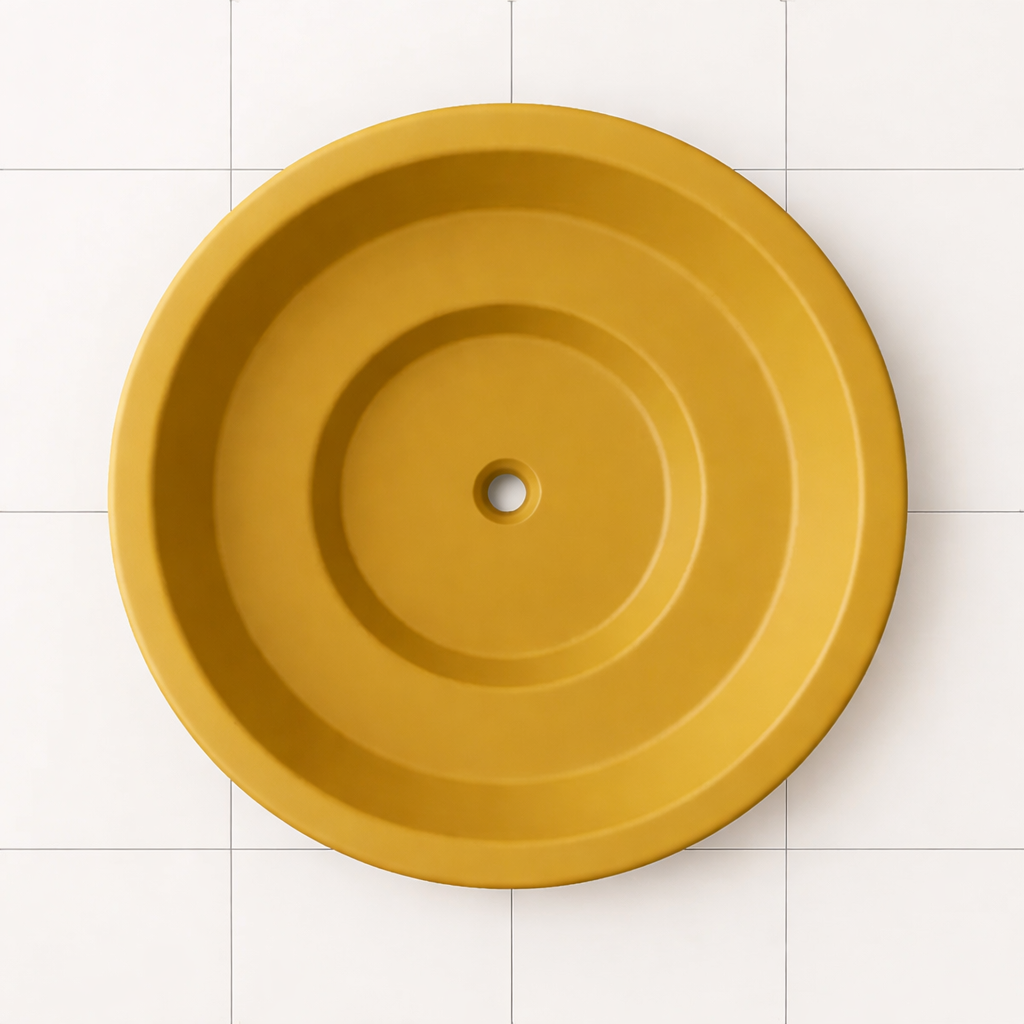 1500 Diameter Soaking Tub – 1000mm Depth – Round by Omnitub - installed in bathroom 3