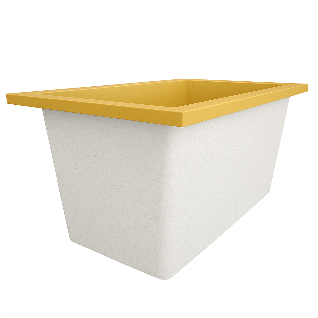 Omnitub 1250 x 750 Deep Soaking Bathtub – 600mm Internal Depth – Rectangular