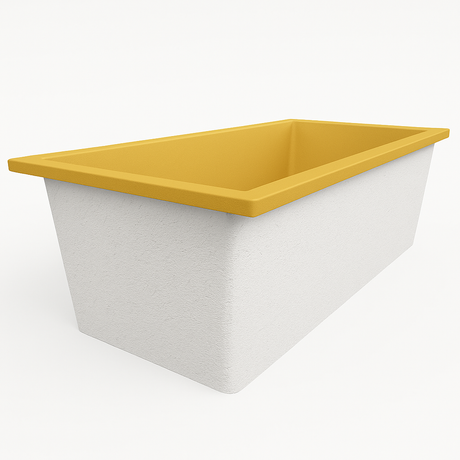 Deep Bathtub 1900 L x 900 W x 600 Soaking Depth Handmade by Omnitub