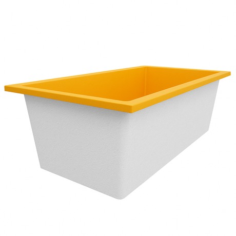 Deep Bathtub 1750 L x 950 W x 600 Soaking Depth Handmade by Omnitub