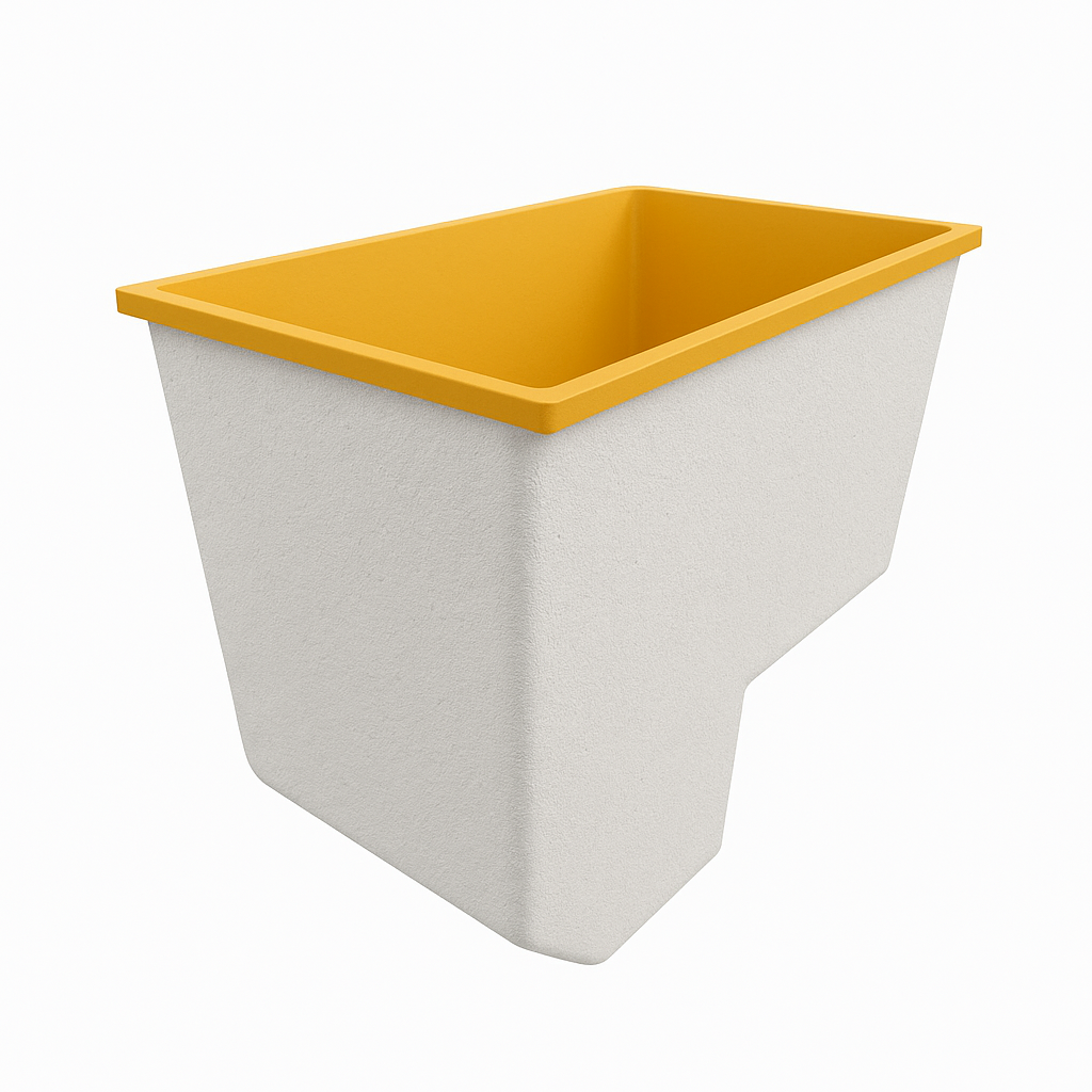Deep Bathtub With Seat 1100 L x 700 W x 1000 Depth Handmade by Omnitub