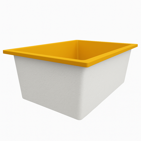 Omnitub Solo Plus 1250 x 1050 handmade UK deep soaking tub 600mm depth wide rectangular - installed in bathroom 4