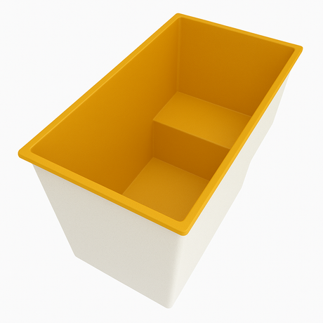 Deep Bathtub With Seat 1495 L x 800 W x 1000 Depth Handmade by Omnitub