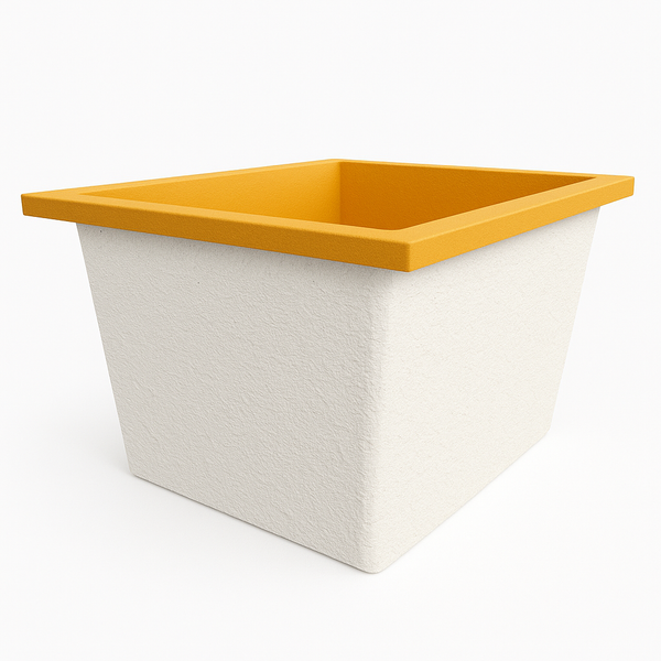 Omnitub Solo Extra 1150 x 900 handmade UK deep soaking tub 600mm depth rectangular - feature highlight 4
