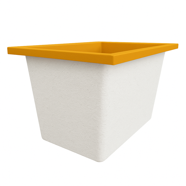 Omnitub Solo Max 1050 x 800 handmade UK deep soaking tub 600mm depth rectangular - styled setting 3