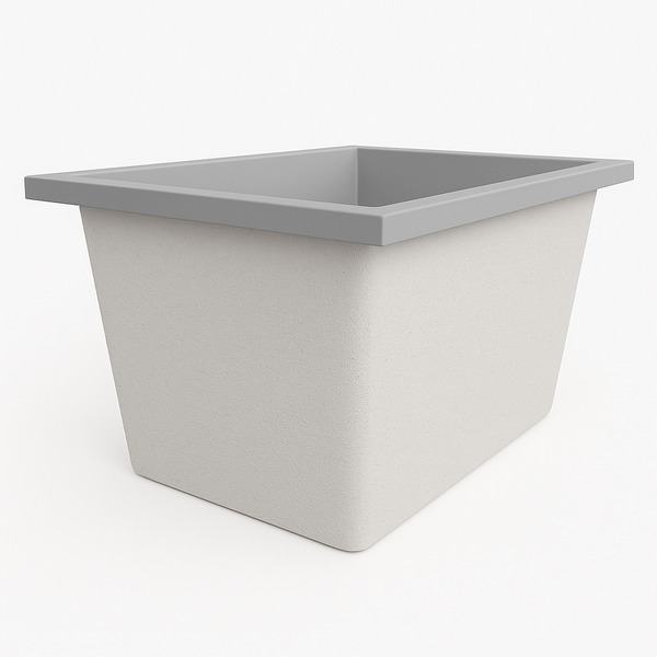 Omnitub Solo Extra 1150 x 900 handmade UK deep soaking tub 600mm depth rectangular - gallery image 4