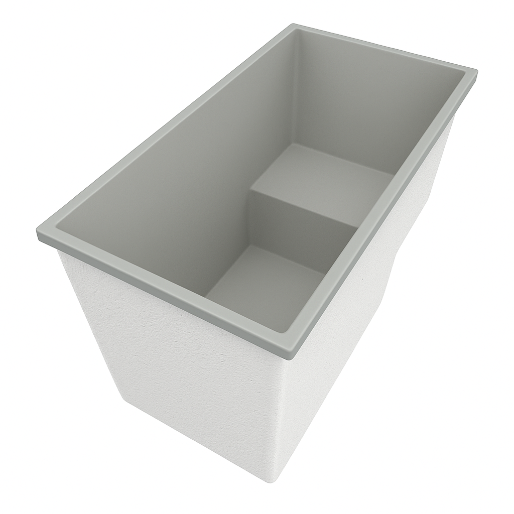 1495 x 800 Seated Soaking Tub – 1000mm Depth – Rectangular – Omnitub