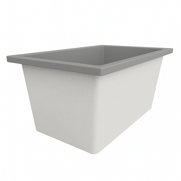 Omnitub Solo Supreme 1250 x 850 UK deep soaking tub 600mm depth rectangular - configuration detail 3