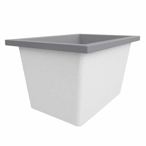Omnitub Solo Max 1050 x 800 handmade UK deep soaking tub 600mm depth rectangular - additional view 3