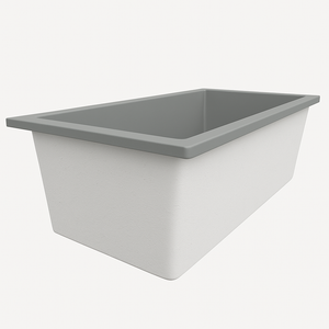 Deep Bathtub 1750 L x 950 W x 600 Soaking Depth Handmade by Omnitub