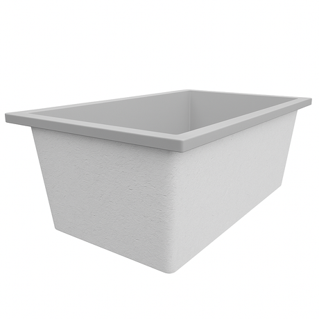 Deep Bathtub 1800 L x 1050 W x 600 Soaking Depth Handmade by Omnitub