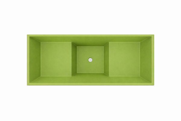 Omnitub 1500 x 700 seated soaking tub 1000mm depth - design feature 3