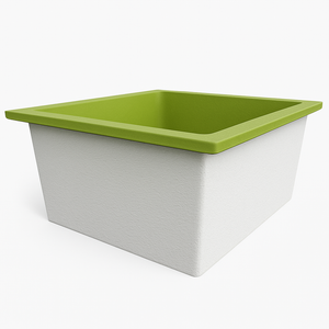 1400 L x 1200 W x 625 H. Bain profond. Omnitub Duo Flow