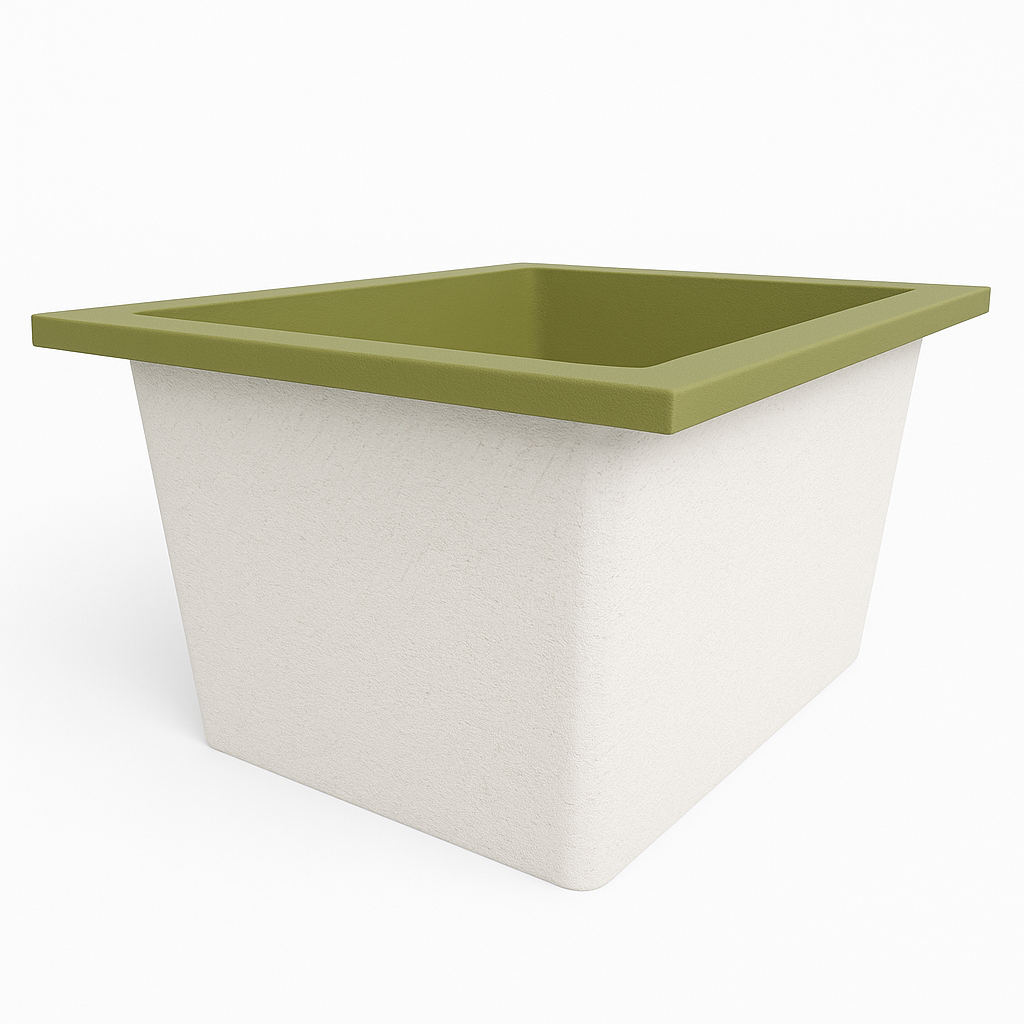 1150 x 900 Deep Soaking Tub – 600mm Depth – Rectangular – Omnitub