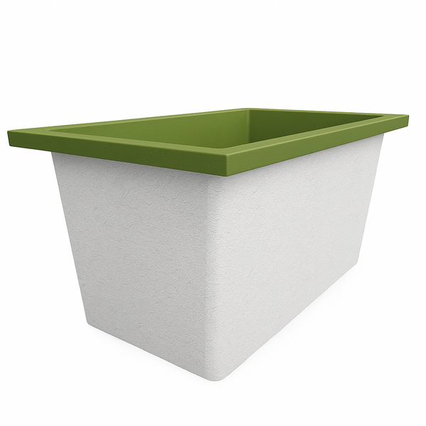 Omnitub Solo Supreme 1250 x 850 UK deep soaking tub 600mm depth rectangular - product overview 3